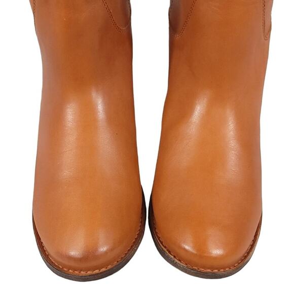 Frye Paige Tall Leather Riding Boots Classic Equestrian Knee-High Cowgirl - Picture 4 of 15